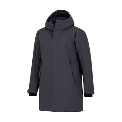 Puma Blue Hoodie Jacket with Solid Logo Print and Dual Closure 933465-02