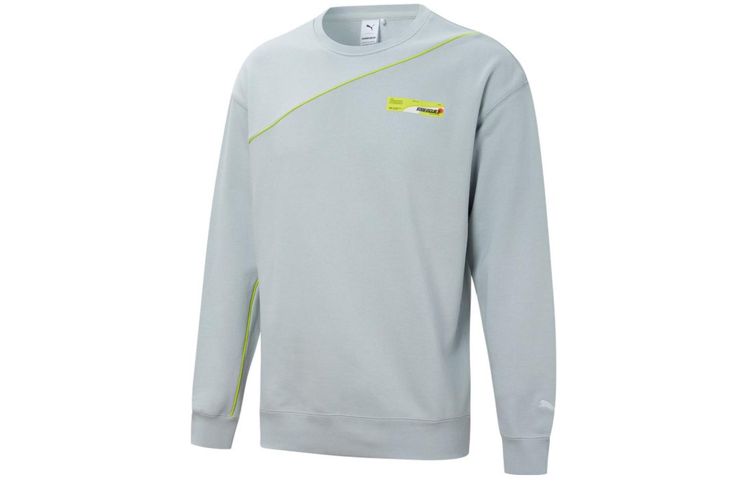 Puma Blue Sweatshirt with Letter Patch Design 532594-71