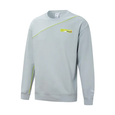 Puma Blue Sweatshirt with Letter Patch Design 532594-71