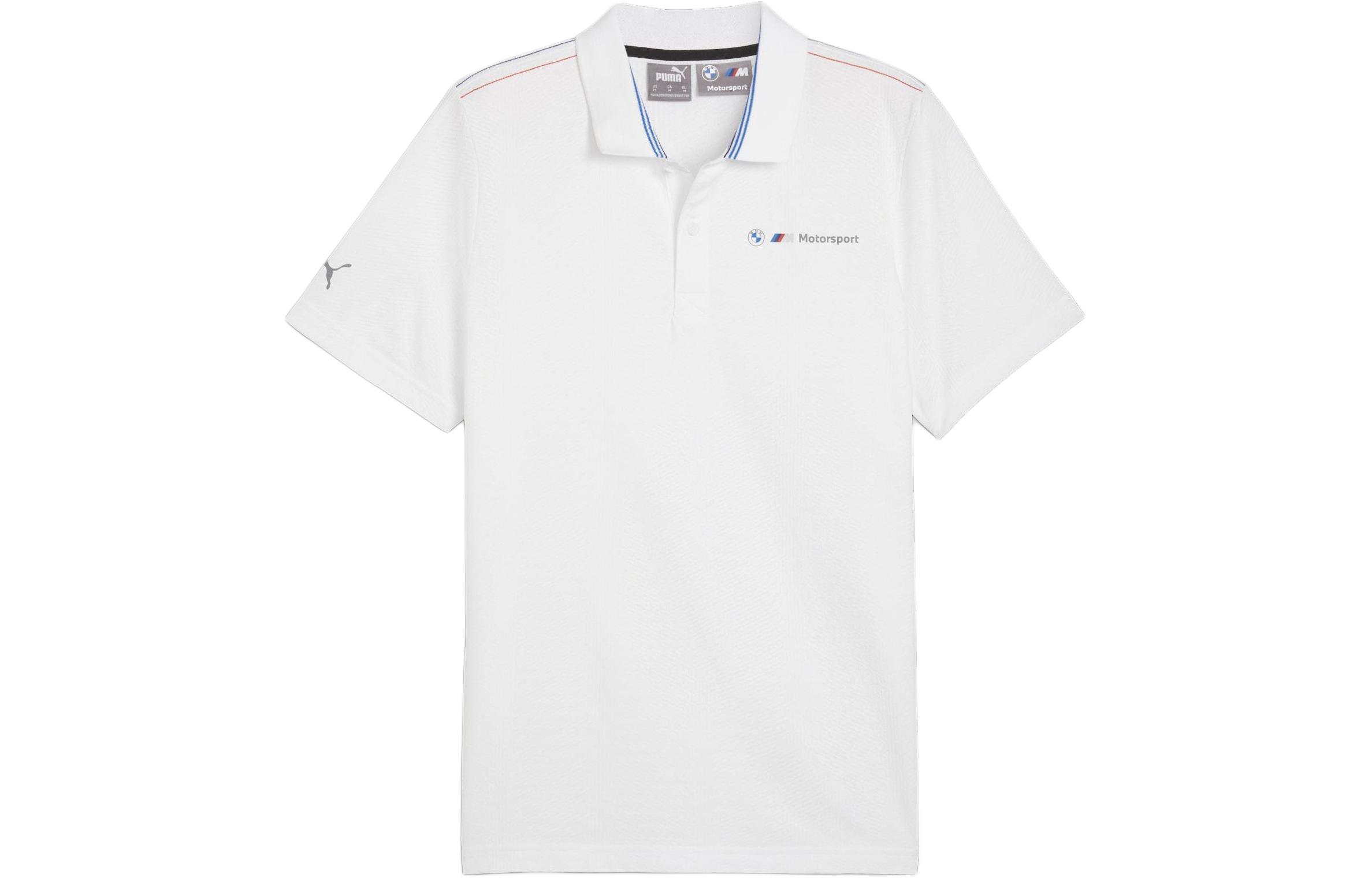 PUMA BMW M Motorsport  White Casual Polo Shirt 624150-02