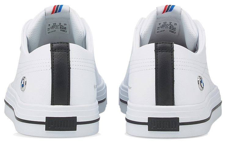 Shop Puma BMW M Motorsport Ever 休閒板鞋 白黑色