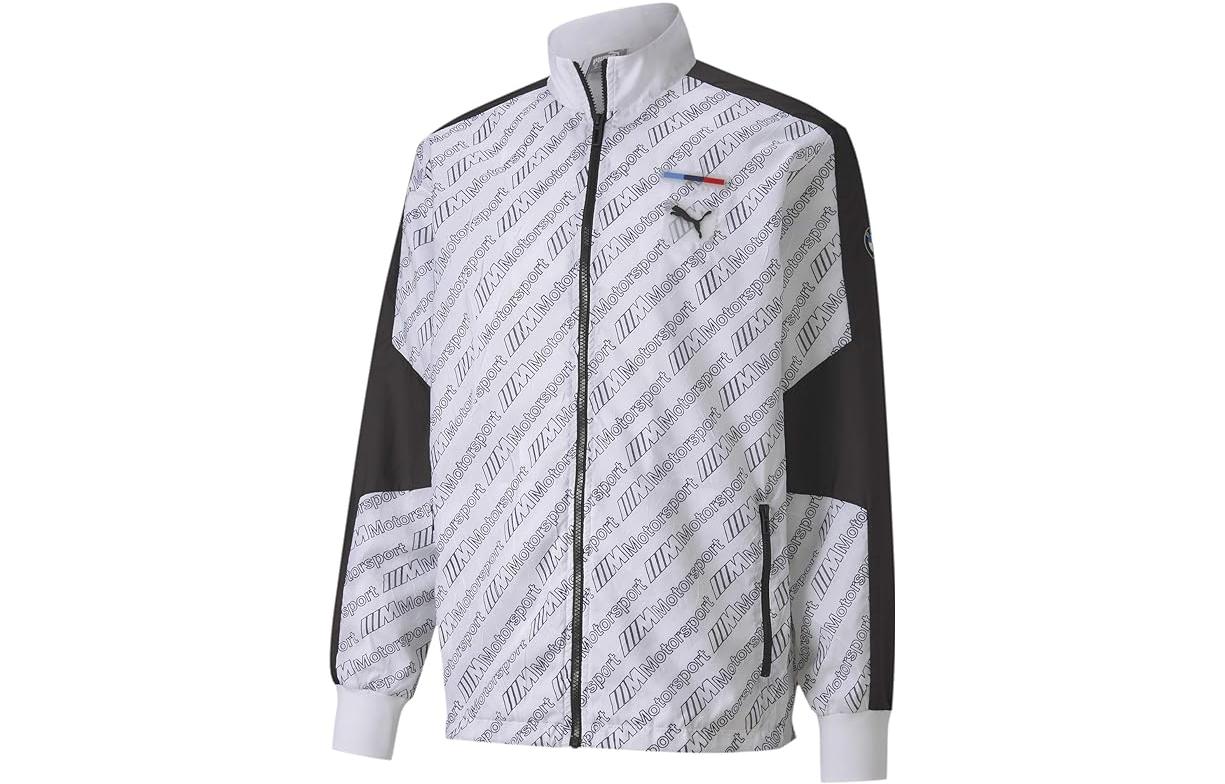 Puma BMW M Motorsport Full Print Zip Retro Track Jacket Gray 596078-02