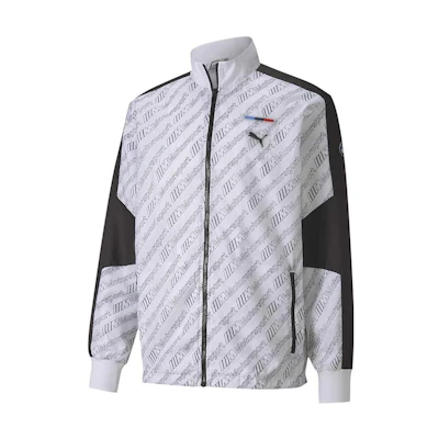 Puma BMW M Motorsport Full Print Zip Retro Track Jacket Gray 596078-02