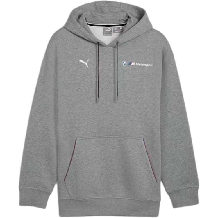 Puma BMW M Motorsport Grey Hoodie Long Sleeve Sweatshirt 627498-03