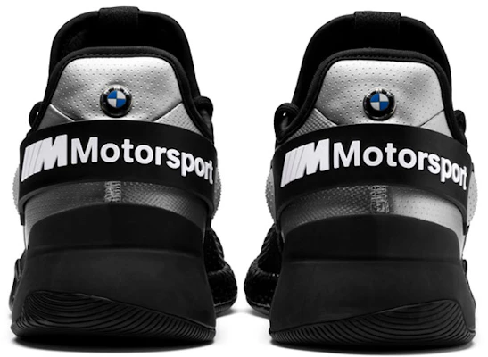 Puma Bmw M Motorsport Hybrid 防滑耐磨賽車鞋 黑銀拼色 Shop Puma Bmw M Motorsport Hybrid 防滑耐磨賽車鞋 黑銀拼色