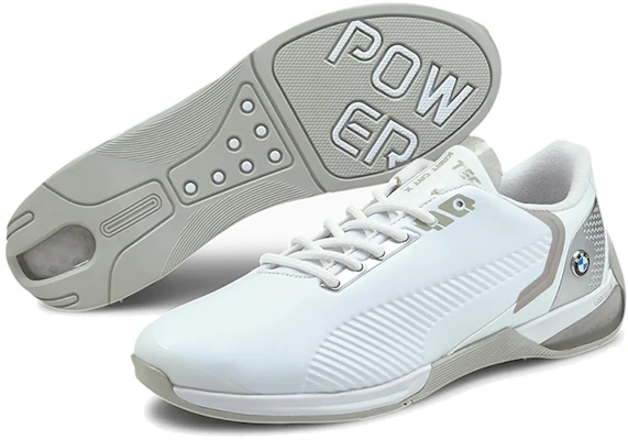 Puma Bmw M Motorsport Kart Cat-x Tech 'White Brown Silver' 306522-02 Purchase Puma Bmw M Motorsport Kart Cat-x Tech 'White Brown Silver' 306522-02