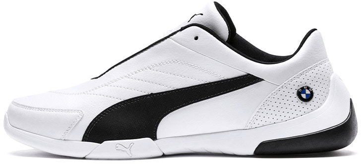 puma-bmw-m-motorsport-kart-cat-iii-low-top-running-shoes-white-black-306218-02