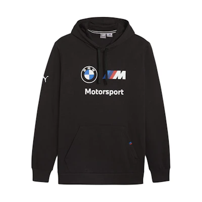 Puma BMW M Motorsport Logo Print Black Hoodie 624162-01