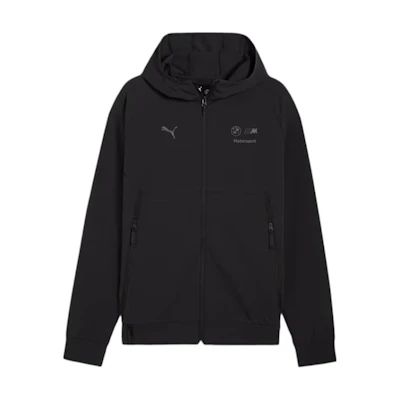 Puma BMW M Motorsport PumaTECH Moisture-Wicking Hoodie Jacket - Black 627328-01