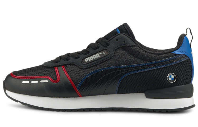 ‥ Puma - Baskets R78 BMW Motorsport 306986 Black Fiery Red
