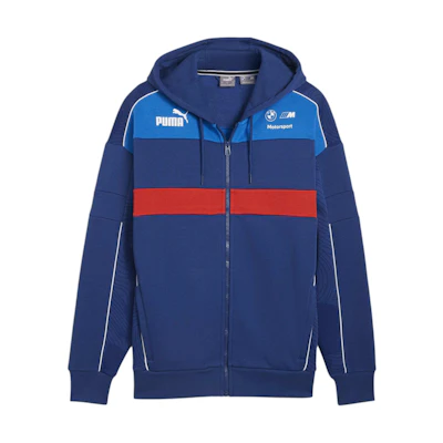 Puma BMW M Motorsport SDS Logo Print Casual Hoodie Jacket Blue 624133-04