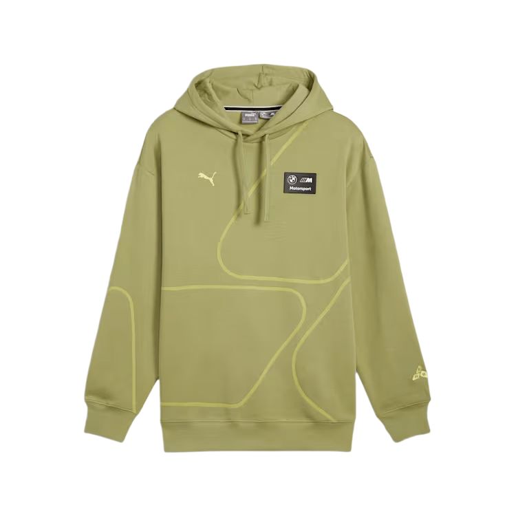 Puma BMW M Motorsport SS24 Statement Hoodie Green - Stylish Comfort 627288-05