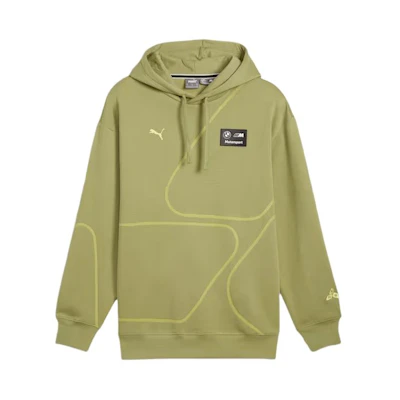 Puma BMW M Motorsport SS24 Statement Hoodie Green - Stylish Comfort 627288-05
