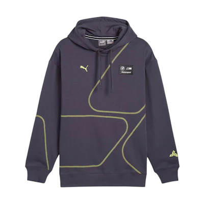 Puma BMW M Motorsport Statement Hoodie Hybrid V8 Galactic Gray Pullover 627288-06