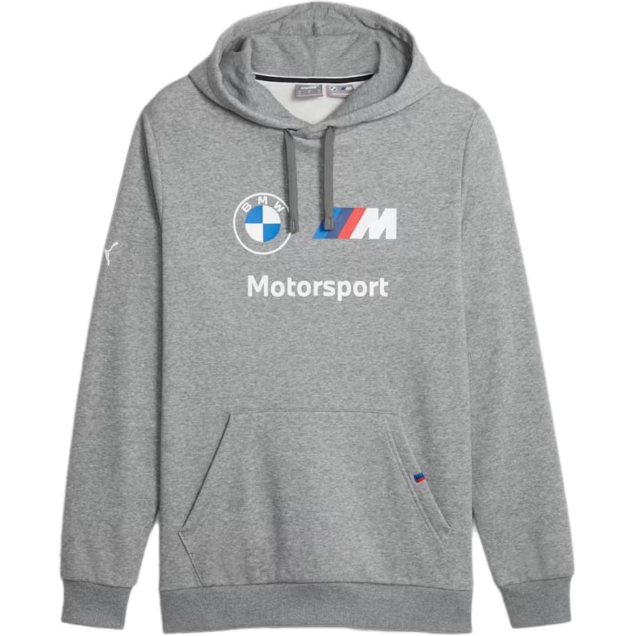 Puma BMW MMS ESS Logo Hoodie Long Sleeve Solid Grey 621301-03