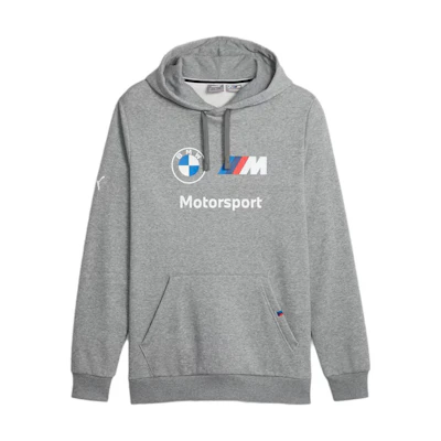 Puma BMW MMS ESS Logo Hoodie Long Sleeve Solid Grey 621301-03