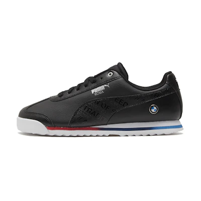 Puma Bmw Mms Roma Low Top Running Shoes Black/White