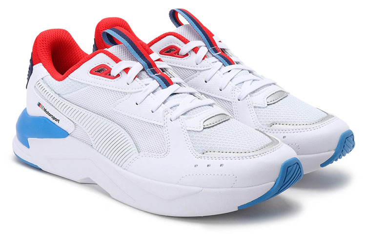 Lookbook Puma BMW MMS X-Ray Lite Pro 透氣輕便舒適 低筒訓練鞋 白藍紅