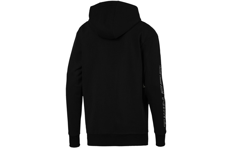 Lookbook Puma BMW Motorsport 徽標拼接連帽衫 黑色 595181-01