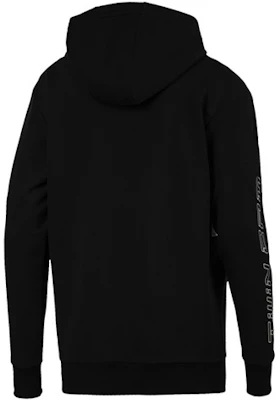 Puma BMW Motorsport 徽標拼接連帽衫 黑色 595181-01 Lookbook Puma BMW Motorsport 徽標拼接連帽衫 黑色 595181-01