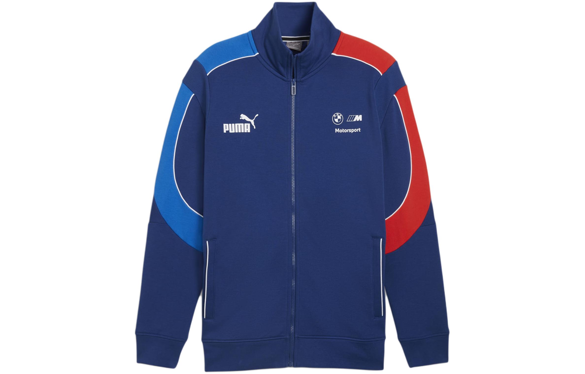 Puma BMW Motorsport MT7+ Colorblock Retro Track Jacket Blue 624137-04