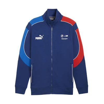Puma BMW Motorsport MT7+ Colorblock Retro Track Jacket Blue 624137-04
