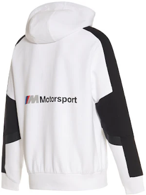 Puma BMW 賽車運動撞色連帽外套 黑白配色 596097-02 Lookbook Puma BMW 賽車運動撞色連帽外套 黑白配色 596097-02