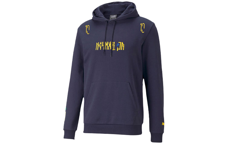 Puma BMW Neymar Football Hoodie Navy Blue Unisex Collaboration Edition 605554-06