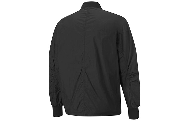 Puma BMW Racing Series Black Letter Print Baseball Collar Jacket 597969-01 圖 3
