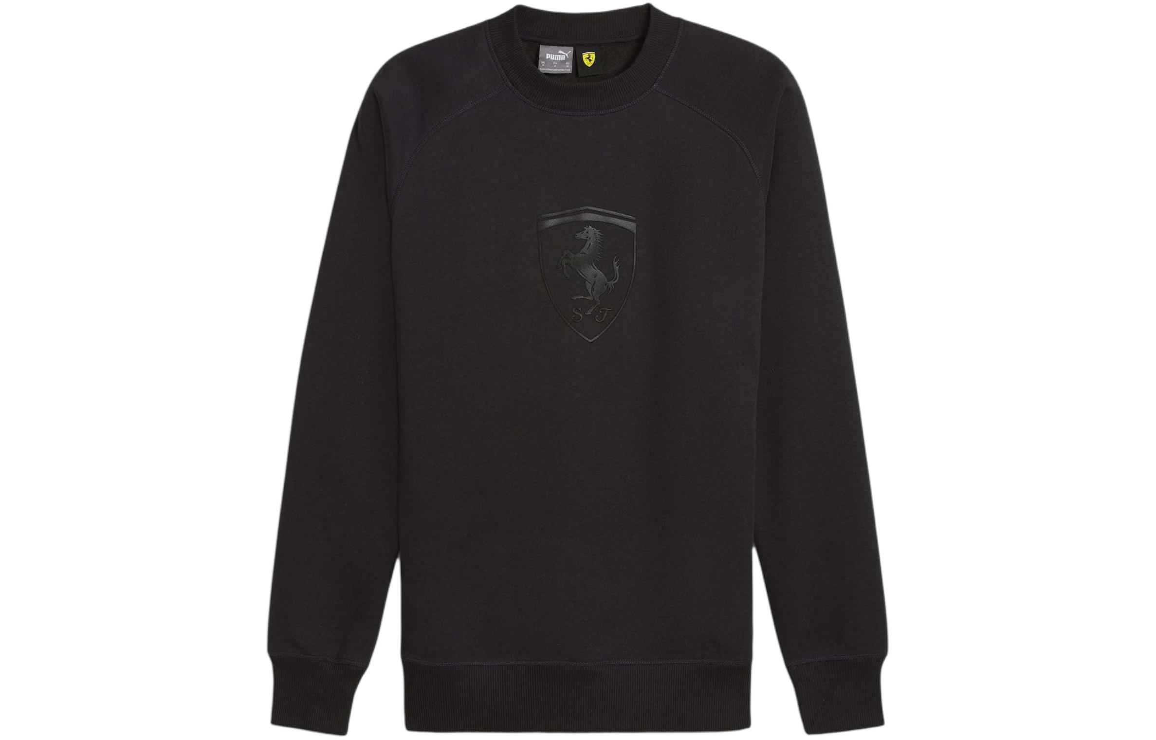Puma Borussia Dortmund Logo Crewneck Sweatshirt Men’s Black 623802-01