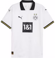 Puma Borussia Dortmund SS24 White Soft Logo Short-Sleeve Soccer Jersey 774964-03 Puma Borussia Dortmund SS24 White Soft Logo Short-Sleeve Soccer Jersey 774964-03