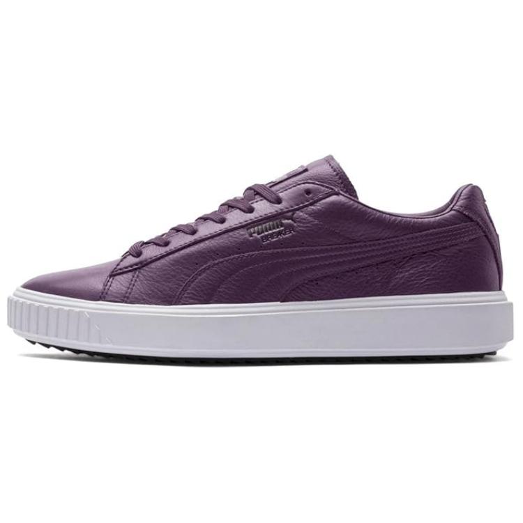 Puma Breaker Leather Board Shoes Purple 366620-02