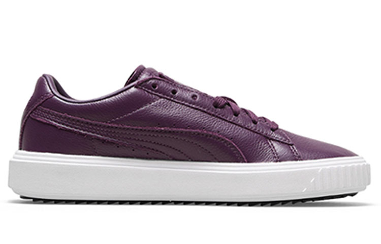 Order Puma Breaker Zapatos de Cuero Morados 366620-02