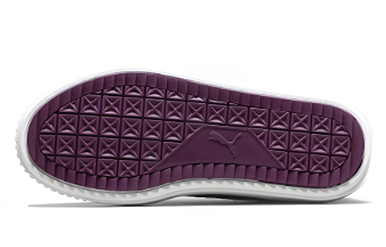 Shop Puma Breaker Cuir Chaussures de Skate Violet 366620-02