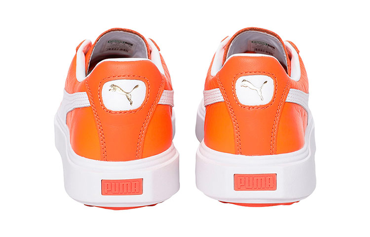 Shop Puma Breaker Leder Orange/Weiß 366078-05