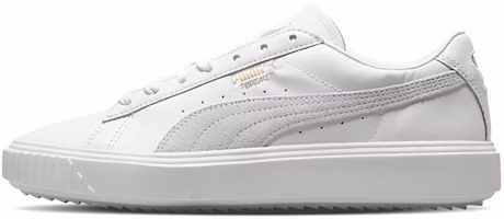 Puma Breaker Low Top Casual Skate Shoes Unisex White Gray 'White Grey' 369191-01 Puma Breaker Low Top Casual Skate Shoes Unisex White Gray 'White Grey' 369191-01