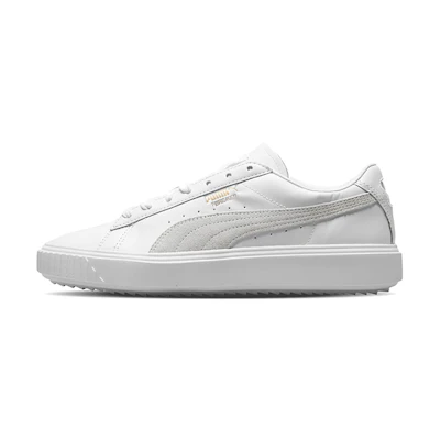 Puma Breaker Low Top Casual Skate Shoes Unisex White Gray 'White Grey'