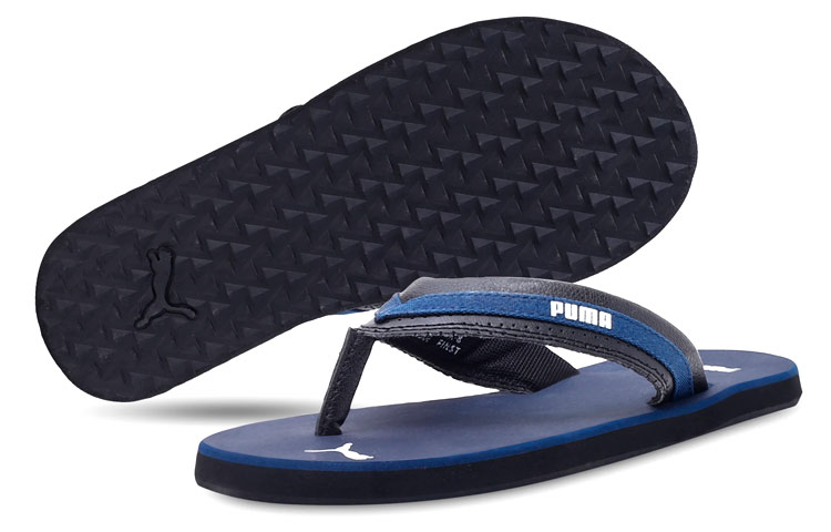 Shop Puma Breeze Duo IDP Slides 'Deep Blue' 339841-06