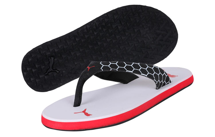 Lookbook Puma Breeze Graphic IDP Flip-Flops 'White Red' 368332-04