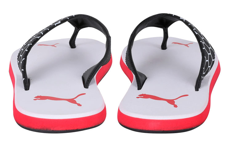 Shop Puma Breeze Graphic IDP Flip-Flops 'White Red' 368332-04