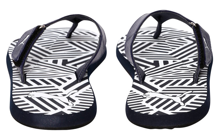 Shop Puma Breeze Gu Slides 'Deep Blue White' 370892-01