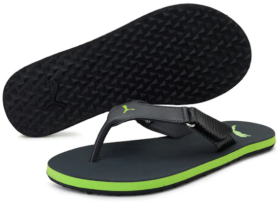 Puma Breeze Star V1 'Black Green Slides' 380277-01 Shop Puma Breeze Star V1 'Black Green Slides' 380277-01