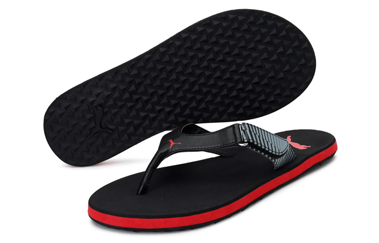 Lookbook Puma Breeze Star V1 Slides 'Black Red' 380277-02