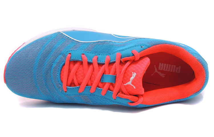 Order 彪馬Burst輕便透氣低筒運動跑步鞋藍紅