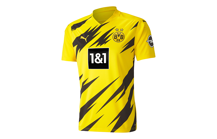 Puma BVB Borussia Dortmund Short-Sleeve Soccer Jersey Electric Yellow 757156-01