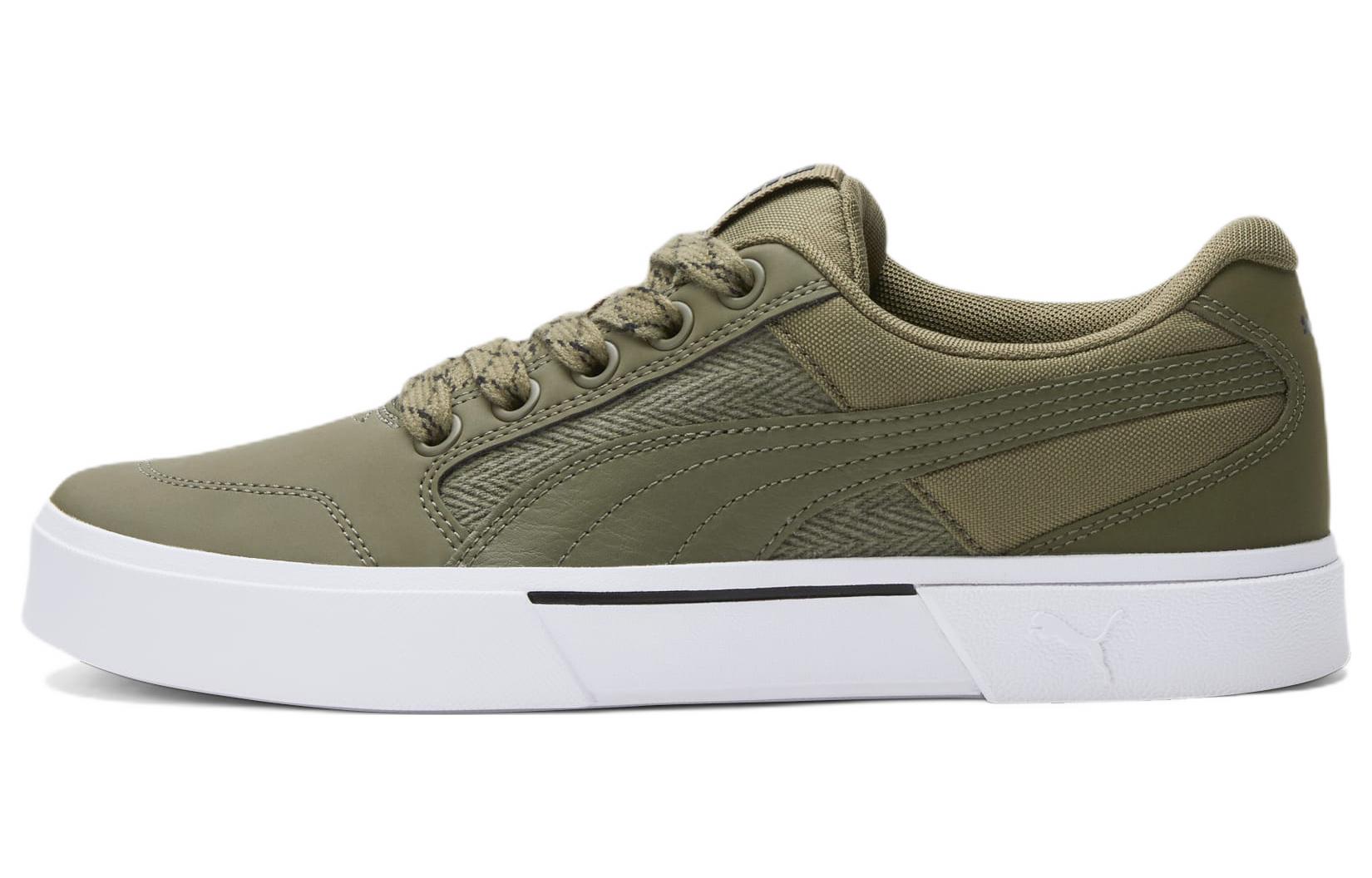 Puma C-Rey Atypical Casual Skateboarding Shoes Unisex Olive Green 385581-01