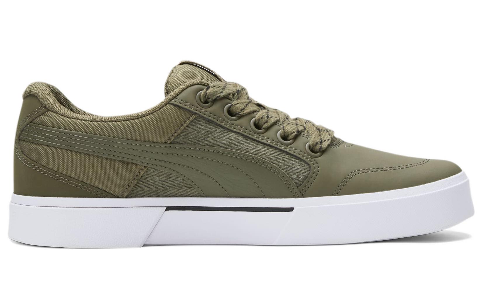 Order Puma C-Rey Atypisch Skate Schuhe Unisex Olivgrün 385581-01