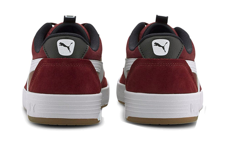 Shop Puma C-skate Casual Board Shoes Red/White 373029-06