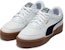Puma Ca Pro Low Tops Kasut Santai Skateboard Unisex Putih Hitam 383404-01