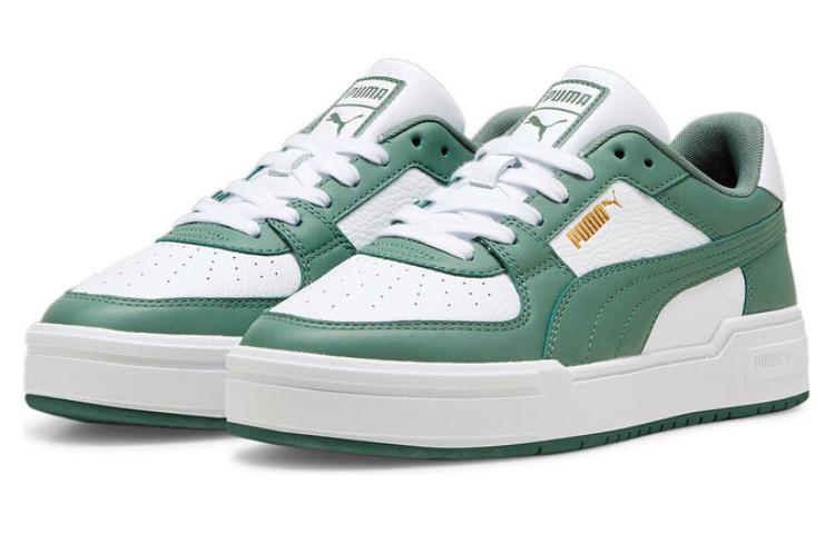 Lookbook PUMA 防滑輕便 低幫 板鞋 男女同款 白綠